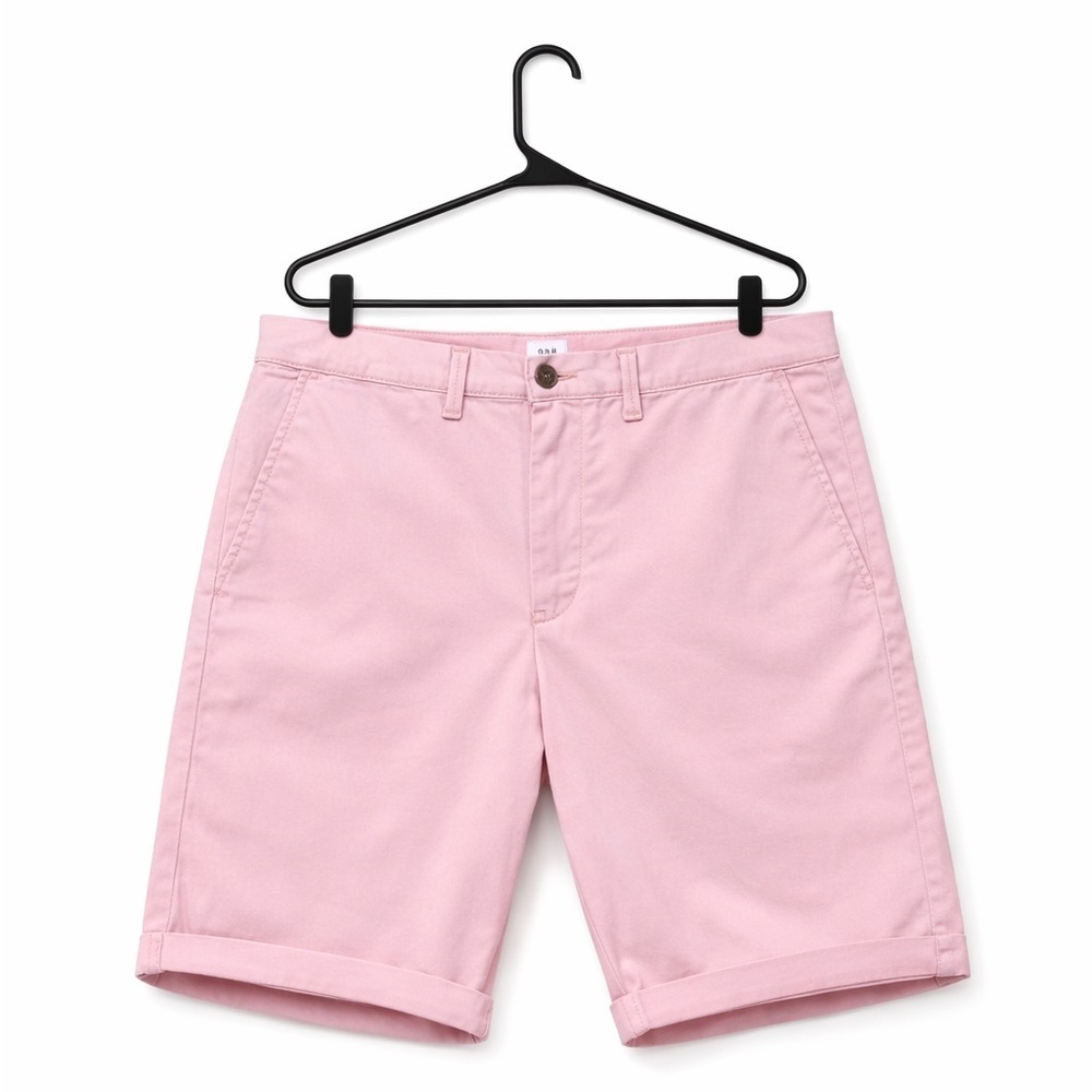 Gap Men’s Size 31 Pink Essential Khaki 10” Short. Flat-Front Shorts.
